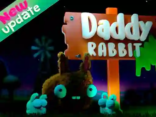 Žaidimas Daddy Rabbit Zombie Farm internete