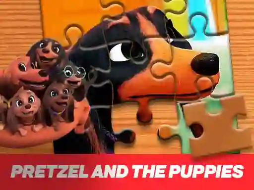 Žaidimas Pretzel and the puppies Jigsaw Puzzle internete