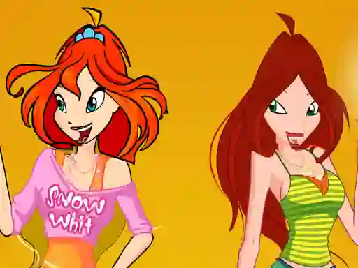 Žaidimas Bloom and Flora Dress Up internete