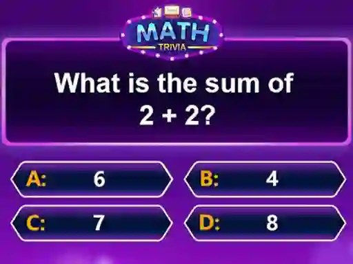Žaidimas Math Trivia internete