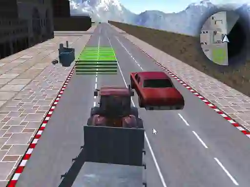Žaidimas Tractor Driving Garbage collect internete