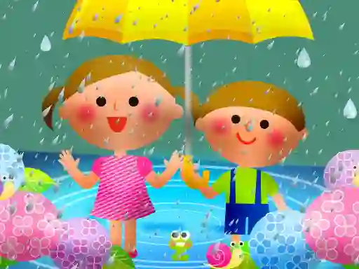 Žaidimas Kids Rainy Day Puzzle internete