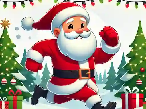Žaidimas Santa Racing internete