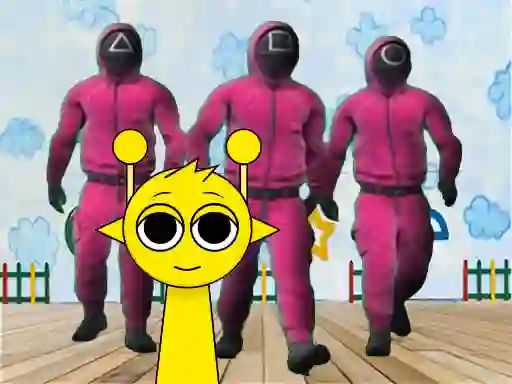 Žaidimas Sprunki in Squid Game Chamber internete
