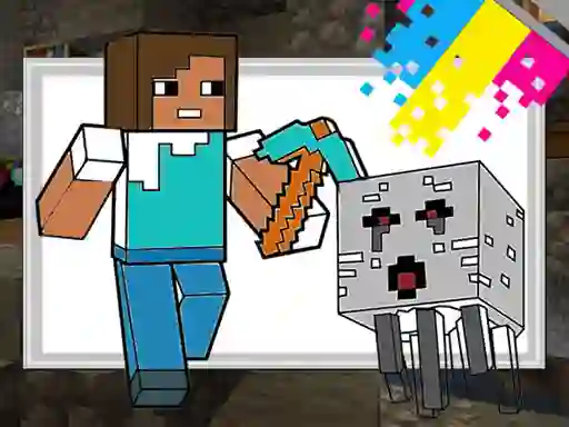 Žaidimas Minecraft Coloring Pages internete