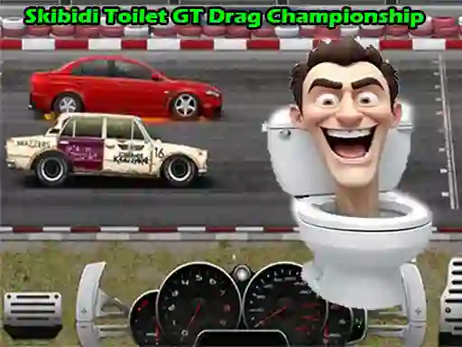 Žaidimas Skibidi Toilet GT Drag Championship internete