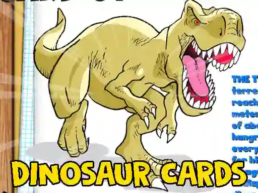 Žaidimas Dinosaur Cards internete