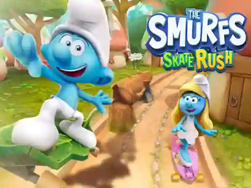 Žaidimas The Smufrs Skate Rush internete