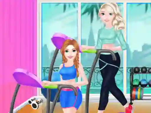 Žaidimas Friends Fat To Fit Day internete