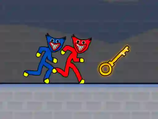 Žaidimas Stickman Huggy Party Duo internete