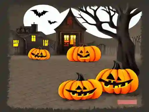 Žaidimas Haunted Halloween Hidden Object internete