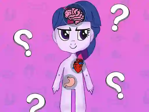 Žaidimas My Little Pony Learning The Body internete