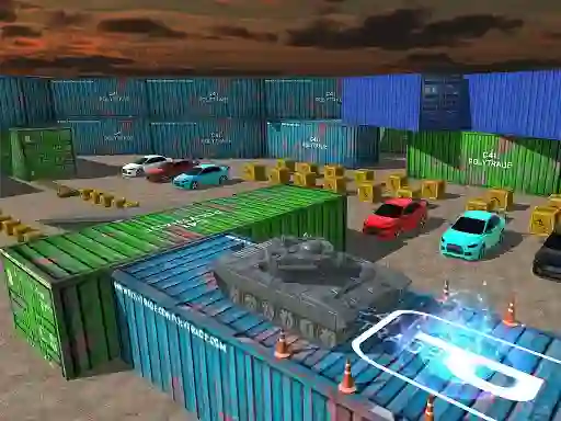 Žaidimas Tank Parking 3D Sim internete