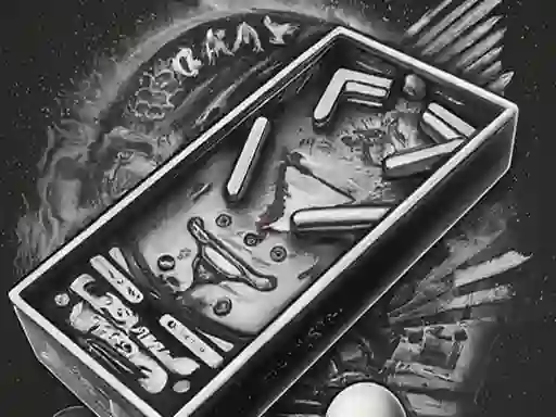 Žaidimas Pinball Black N White internete