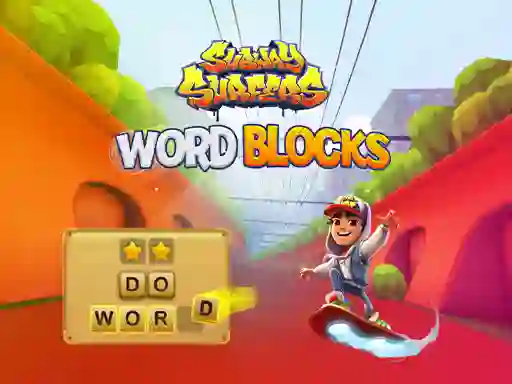 Žaidimas Subway Surfers Word Blocks internete