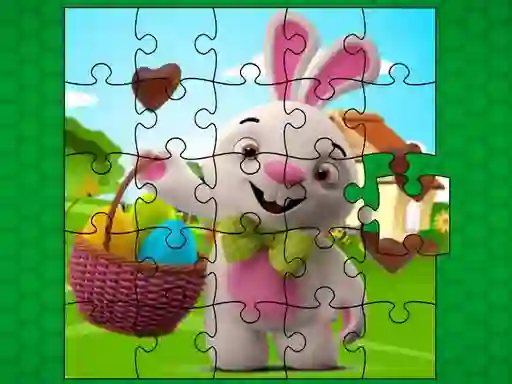 Žaidimas Easter Bunny Eggs Jigsaw internete