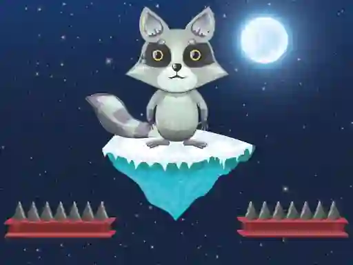 Žaidimas Jumping Raccoon internete