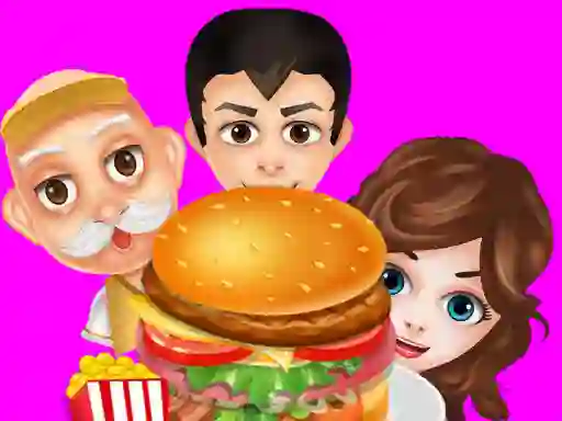 Žaidimas Buger Cooking Food Shop internete