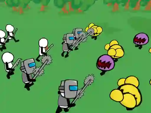 Žaidimas Stickman Gun Battle Simulator internete