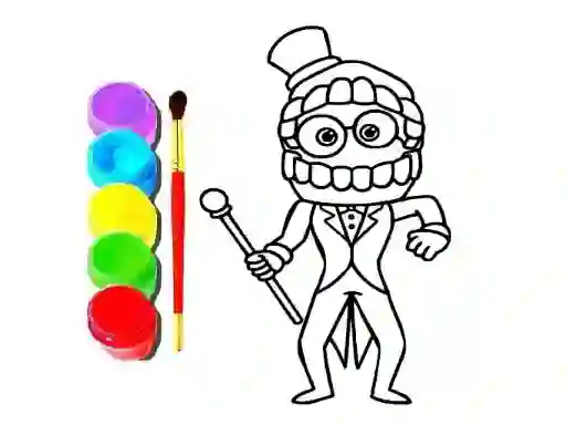 Žaidimas Digital Circus Click and Paint internete