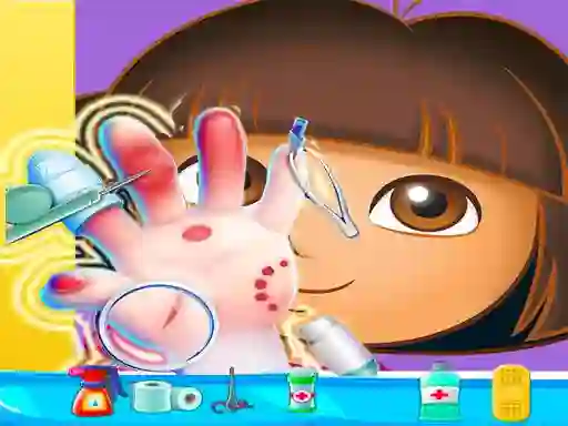 Žaidimas Dora Hand Doctor internete