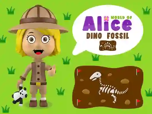 Žaidimas World of Alice Dino Fossil internete