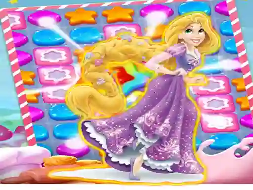 Žaidimas Princess Rapunzel Match3 internete