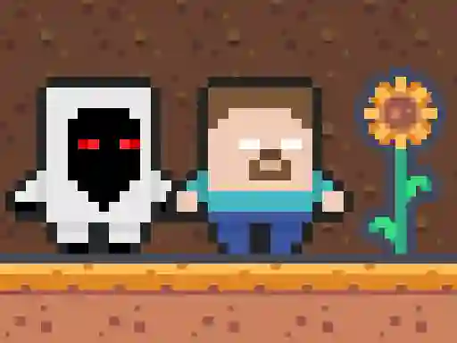Žaidimas Entity 303 vs Herobrine internete