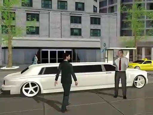 Žaidimas Limo Taxi Driving Simulator: Limousine Car Games internete