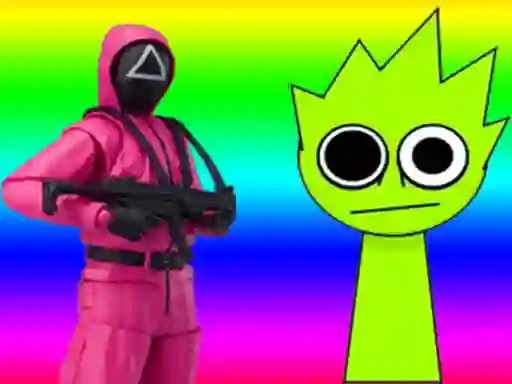 Žaidimas Squid Sprunki Shooter Game 2 internete