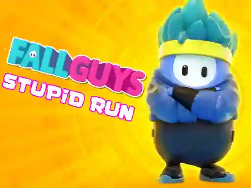 Žaidimas Fall Guys Stupid Run internete
