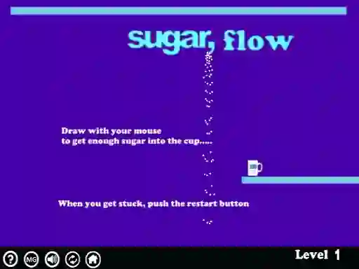 Žaidimas Sugar flow internete