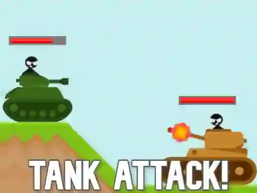 Žaidimas Stickman Tanks internete