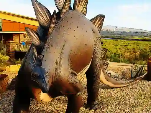 Žaidimas Stegosaurus Dinosaur Jigsaw internete