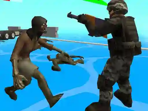 Žaidimas Zombie Wars TopDown Survival internete
