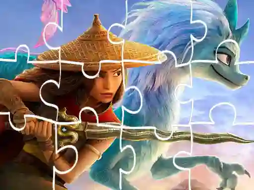 Žaidimas Raya And The Last Dragon Jigsaw internete