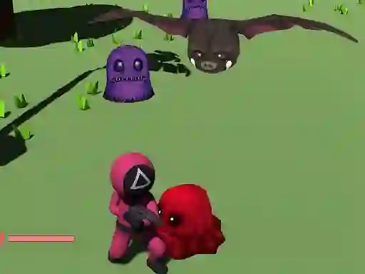 Žaidimas Squid Warrior Adventure internete