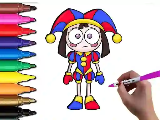 Žaidimas Pomni Coloring Time internete