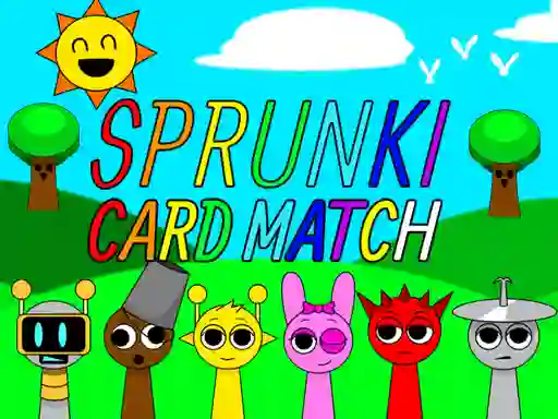 Žaidimas Sprunki Card Match internete