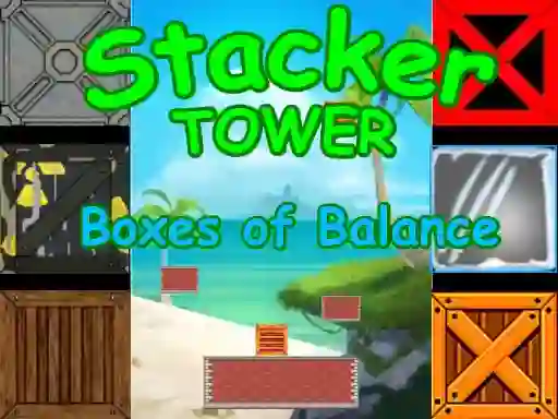 Žaidimas Stacker Tower Boxes of Balance internete