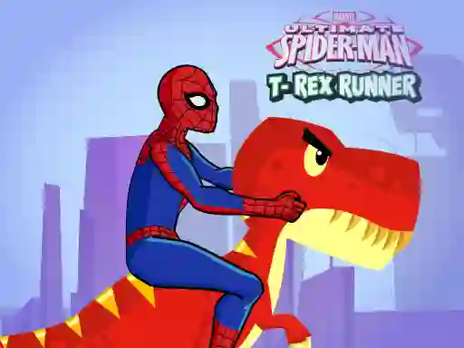 Žaidimas Spiderman T-Rex Runner internete
