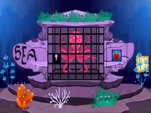 Žaidimas Octopus Escape internete
