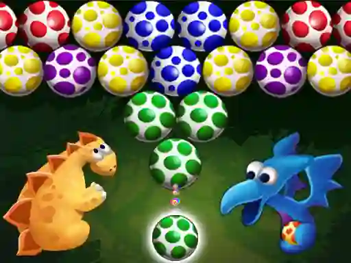 Žaidimas Dino Eggs Bubble Shooter internete