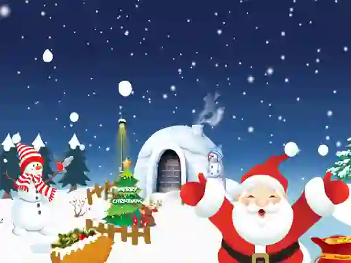 Žaidimas Happy Christmas Slide internete