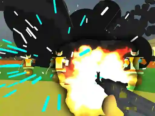 Žaidimas Robot Base Shootout 3D internete