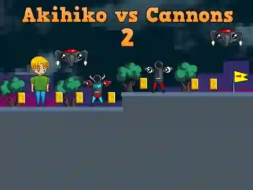 Žaidimas Akihiko vs Cannons 2 internete