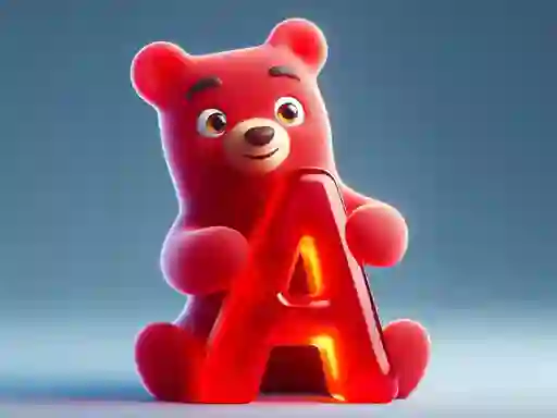 Žaidimas Gummy Letter Pop internete