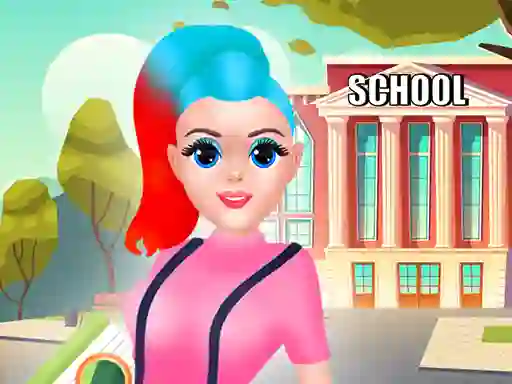 Žaidimas First Day of School internete