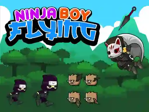 Žaidimas Ninja Boy Flying internete