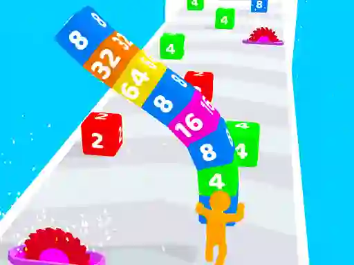 Žaidimas Cube Stack 2048 internete